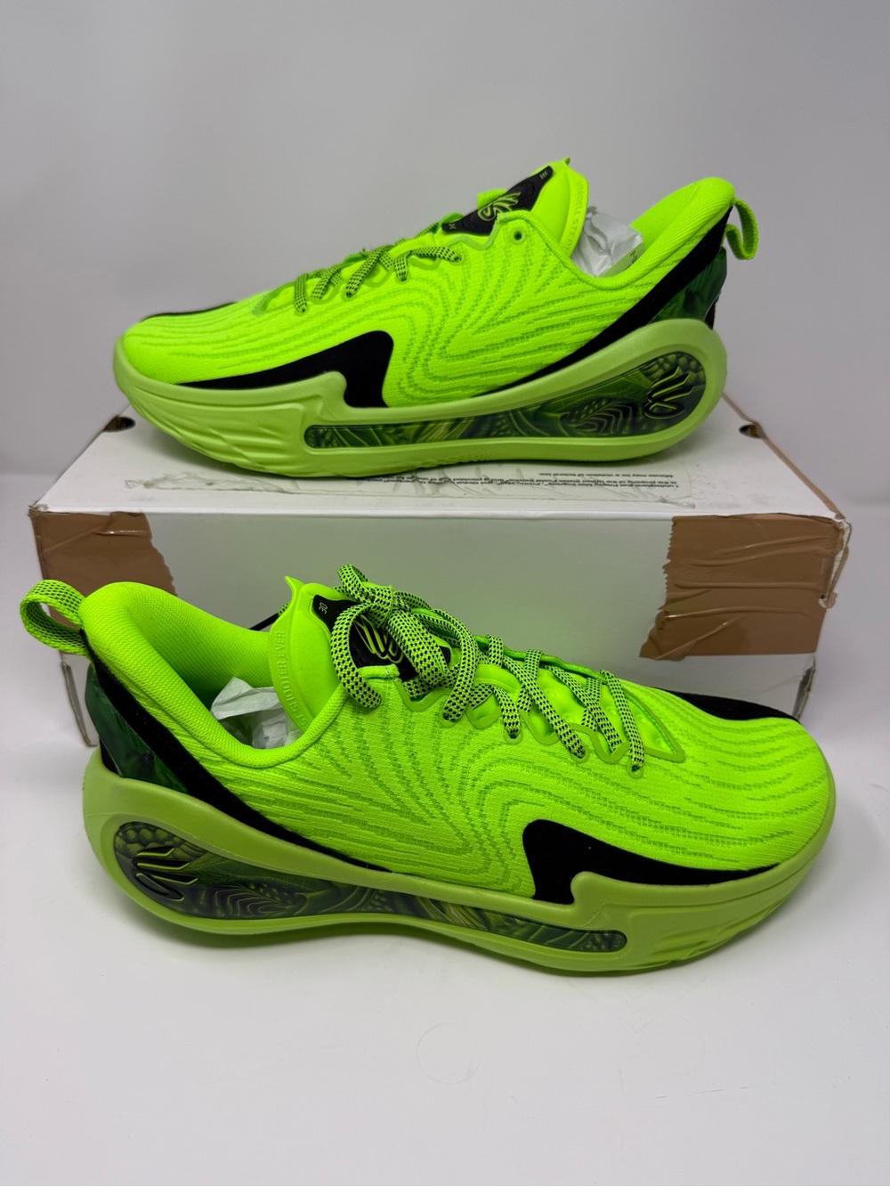 Under Armor Men's Curry EXTL M 10 W 11.5 Unisex‎ Neon Green NIB